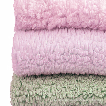 Dyed Sherpa Fleece Velvet Fabric